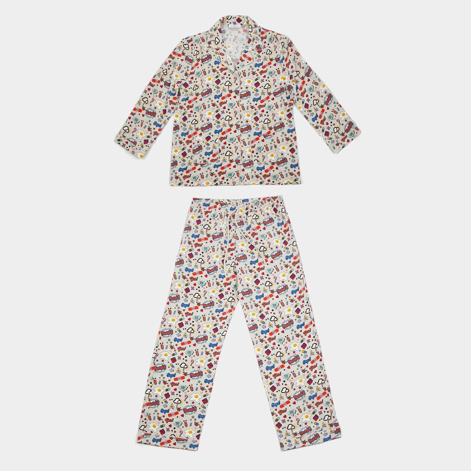 All Over Stickers Pyjamas -

                  
                    Chalk Silk Crepe -
                  

                  Anya Hindmarch EU
