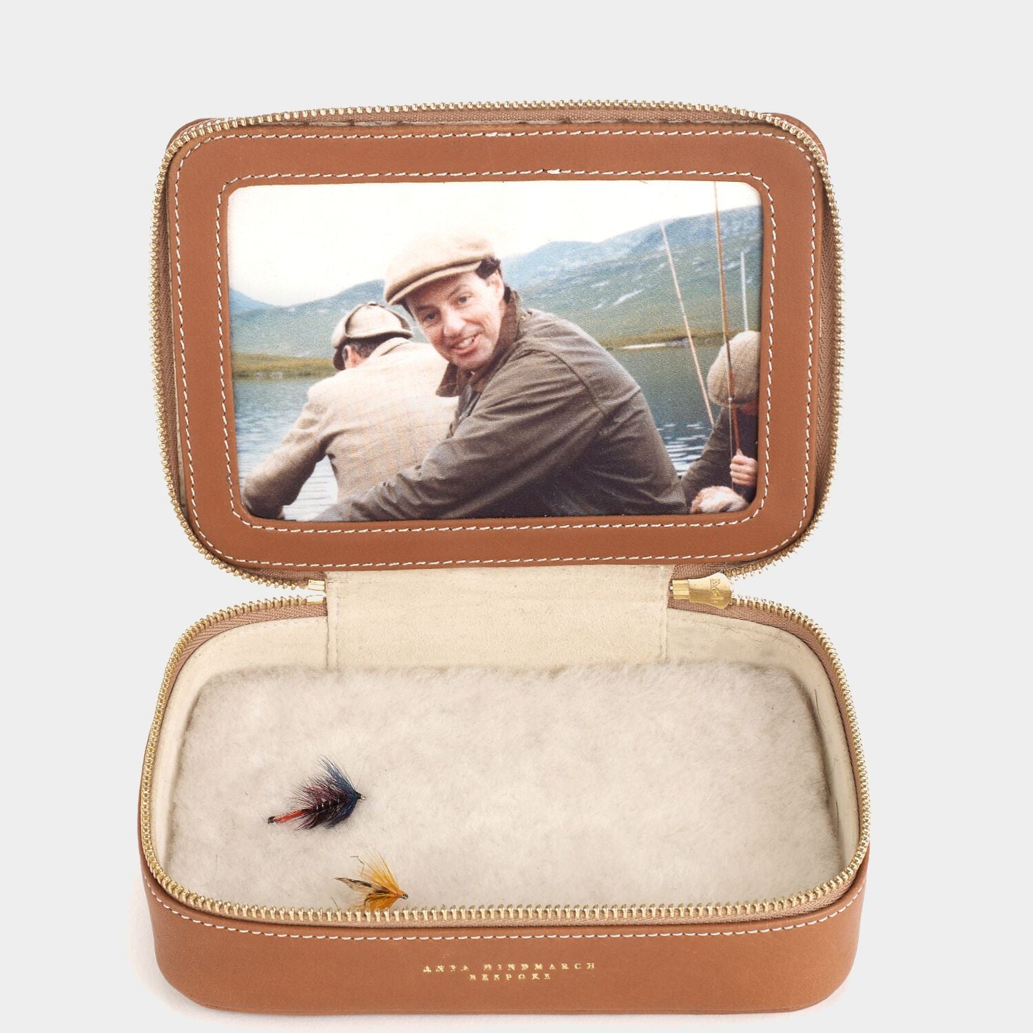 Bespoke Fishermans Fly Box -

                  
                    Butter Leather in Tan -
                  

                  Anya Hindmarch EU
