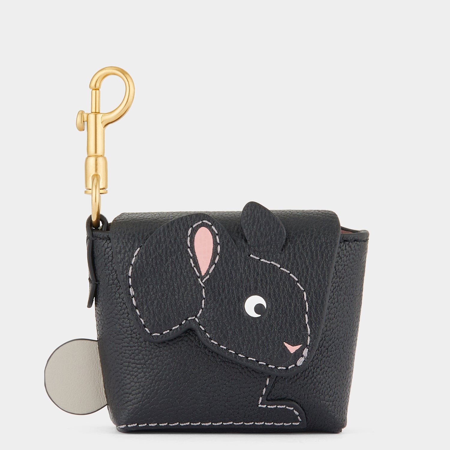 Rabbit Earphones Pouch -

                  
                    Capra Leather in Black -
                  

                  Anya Hindmarch EU
