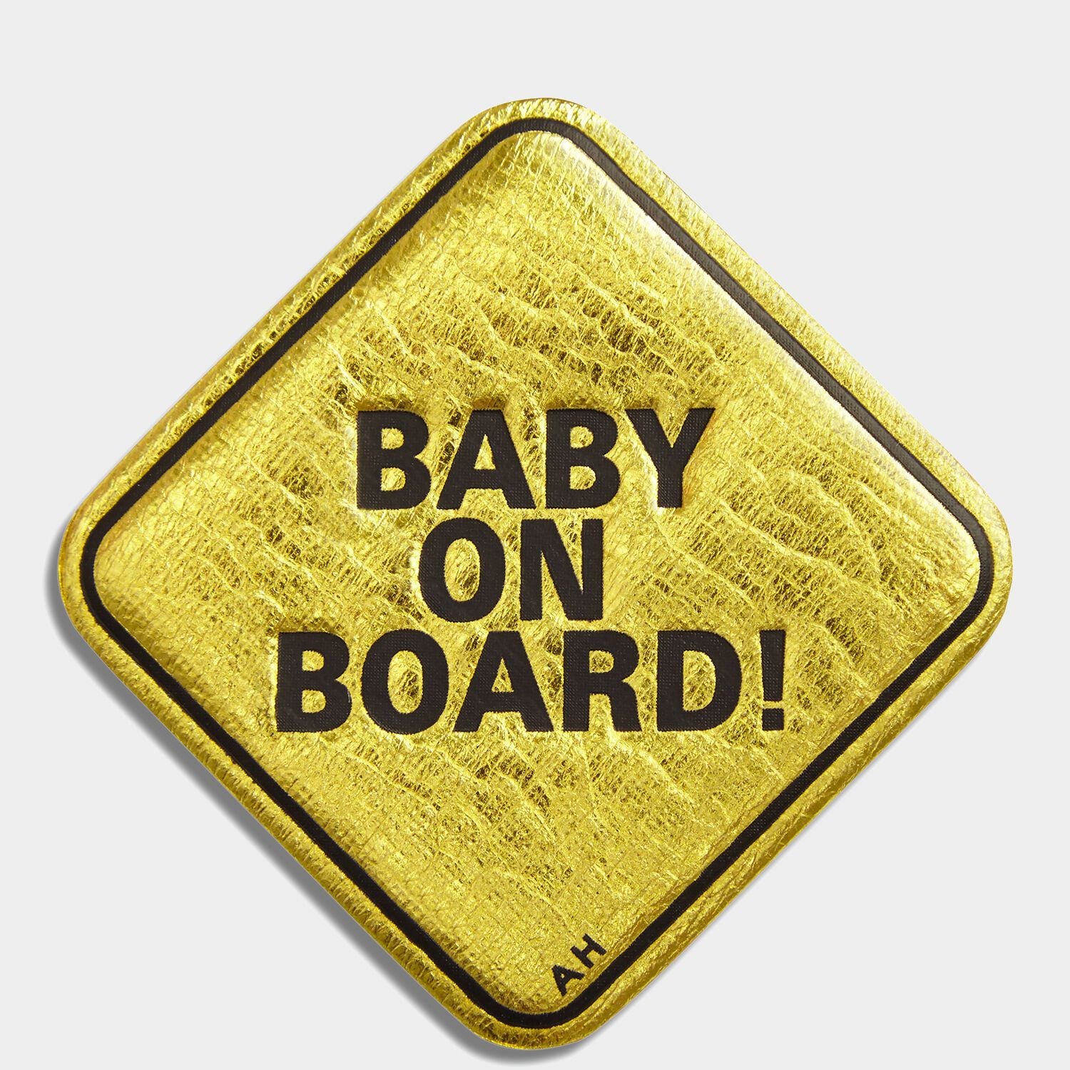 Baby On Board Leather Sticker