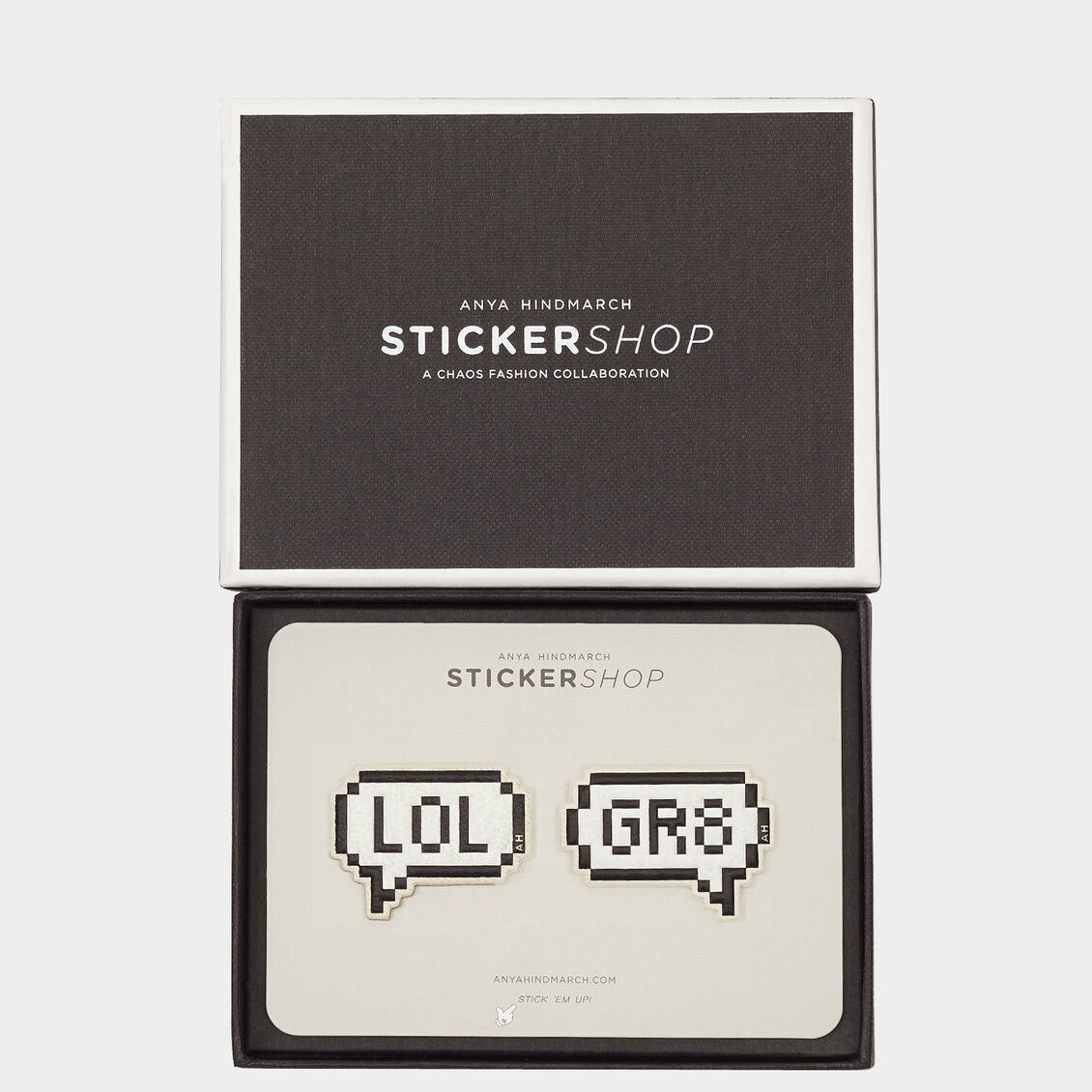 LOL GR8 Sticker -

                  
                    Capra in Optic White -
                  

                  Anya Hindmarch EU
