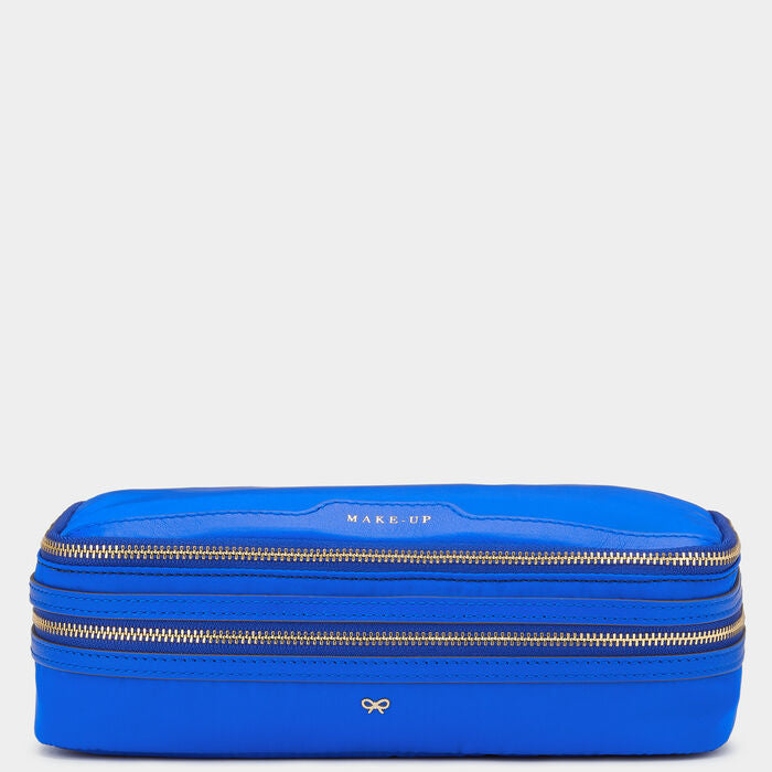 Make-Up Pouch -

                  
                    Recycled Nylon in Electric Blue -
                  

                  Anya Hindmarch EU

