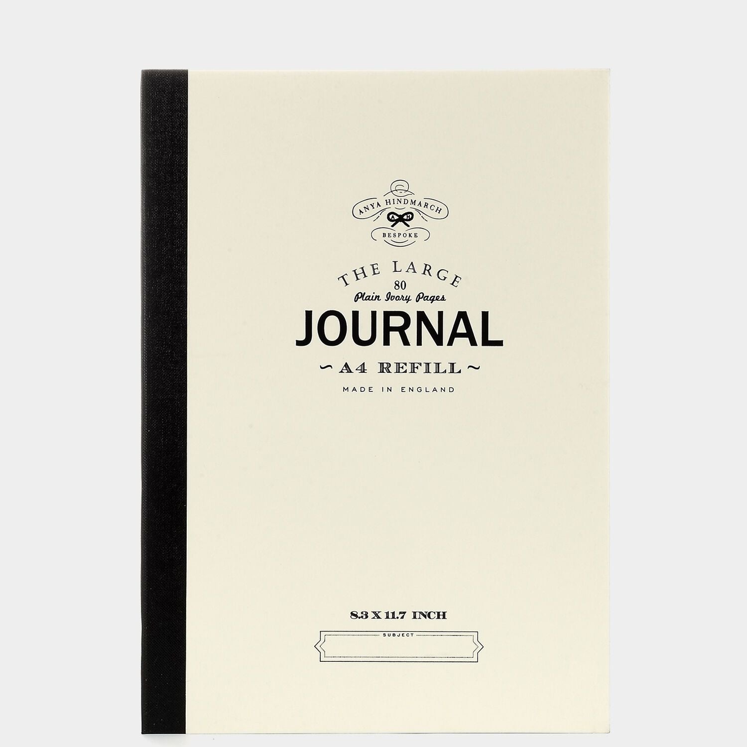 Bespoke A4 Journal Refill -

                  
                    Paper in White -
                  

                  Anya Hindmarch EU
