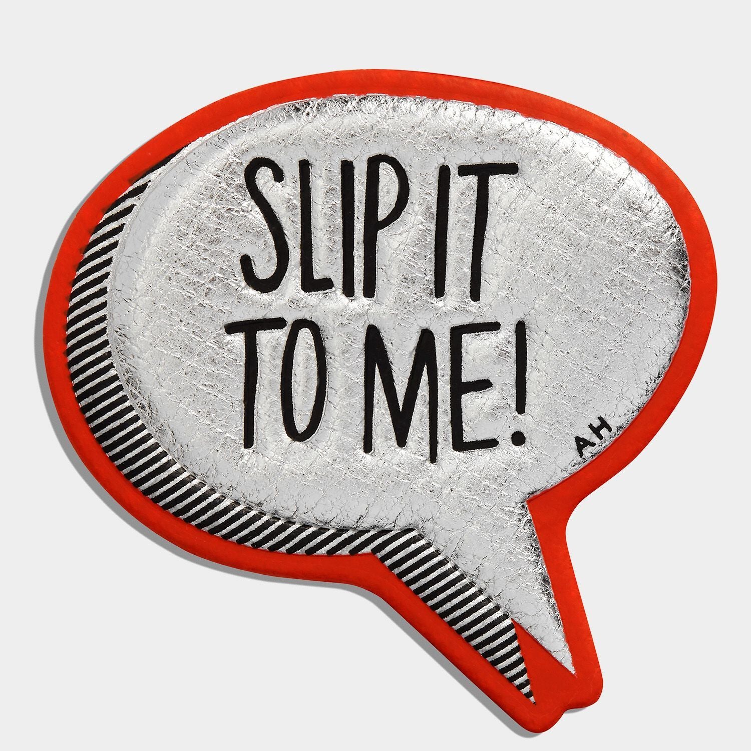 SLIP IT TO ME! Sticker -

                  
                    Metallic Capra in Silver -
                  

                  Anya Hindmarch EU
